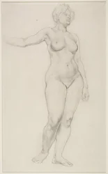 Nudo femminile in piedi, 1914